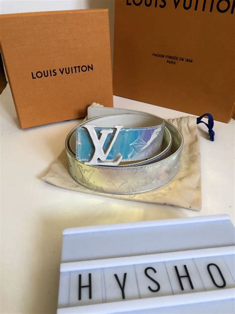 reflective louis vuitton belt.